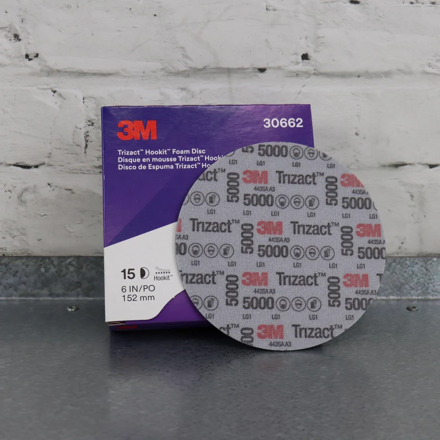 3M Hookit Trizact 5000 Foam Discs - Image 5